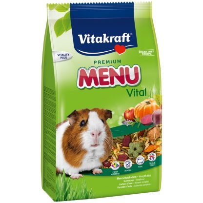 Vitakraft Premium Menu Vital pašaras jūrų kiaulytėms, be cukraus, 400 g