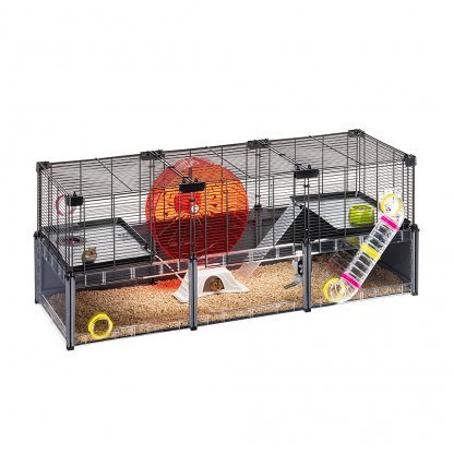 CAGE MULTIPLA HAMSTER L BLACK